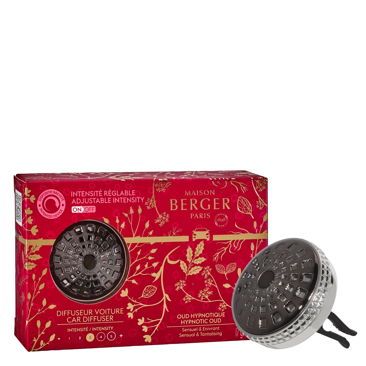 Diffuseur voiture modulable Celebration Oud Hypnotique